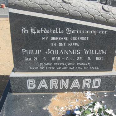 BARNARD Philip Johannes Willem 1935-1984