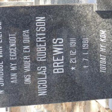 BREWIS Nicolas Robertson 1911-1981