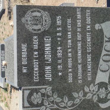 COCK John 1934-1975
