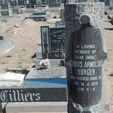 CILLIERS Jacobus Arnoldus Burger -1978