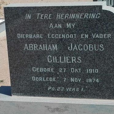 CILLIERS Abraham Jacobus 1910-1974