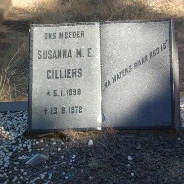 CILLIERS Susanna M.E. 1898-1972