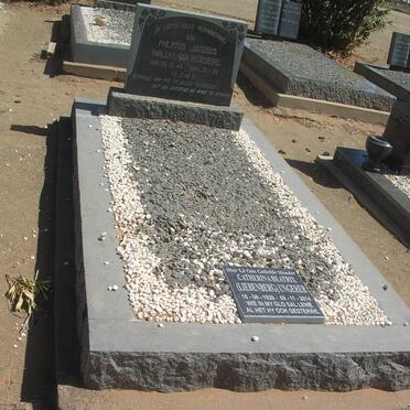 UNGERER Catherina Beatrix nee LIEBENBERG 1929-2014 :: VAN RENSBURG Philippus Jacobus 1946-1967