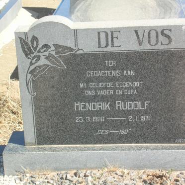 VOS Hendrik Rudolf, de 1906-1971