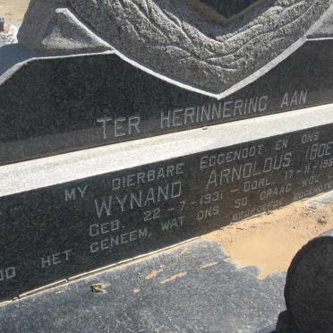 VERMEULEN Wynand Arnoldus 1931-1968
