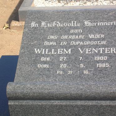 VENTER Willem 1900-1985 