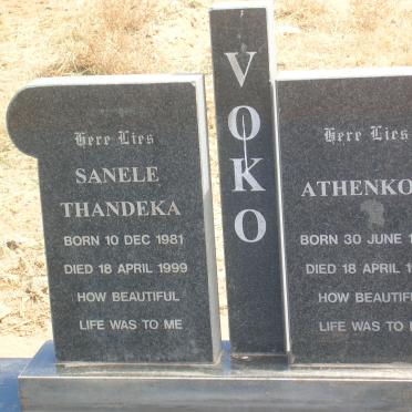 VOKO Sanele Thandeka 1981-1999 :: VOKO Athenkosi 1988-1999