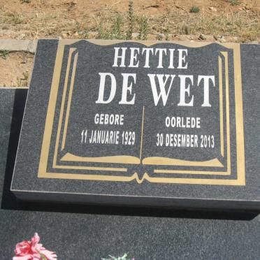 WET Hettie, de 1929-2013