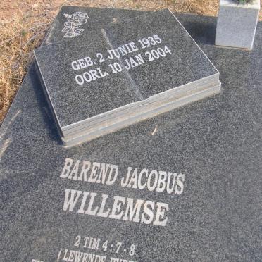 WILLEMSE Barend Jacobus 1935-2004