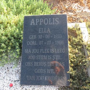 APPOLIS Ella 1933-1996