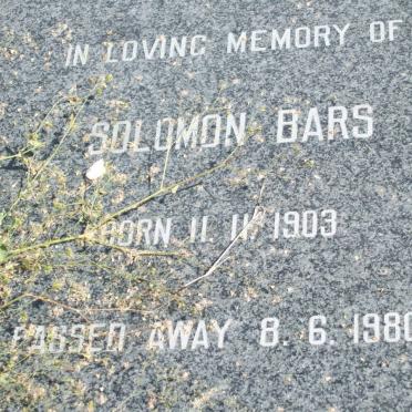 BARS Solomon 1903-1980