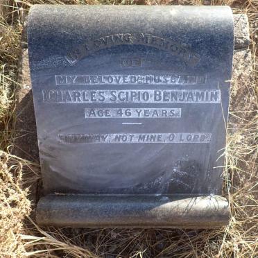 BENJAMIN Charles Scipio