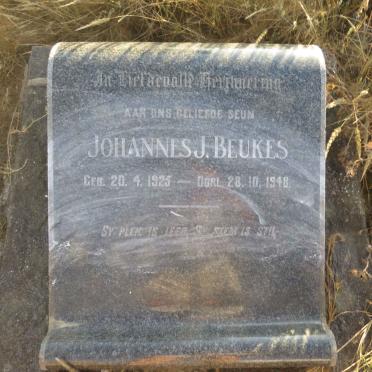 BEUKES Johannes J. 1925-1948