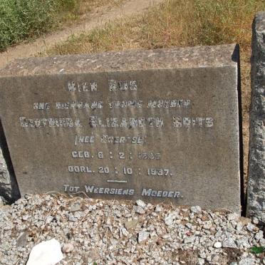 BRITS Gertruida Elizabeth nee COERTSE 18?3-1937