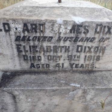 DIXON Edward James -1918