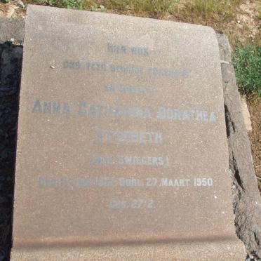 ETSEBETH Anna Catharina Dorathea nee SWIEGERS 1912-1950