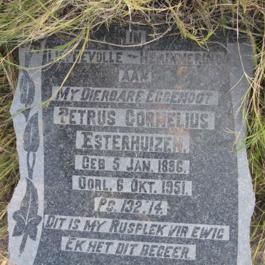 ESTERHUIZEN Petrus Cornelius 1896-1951