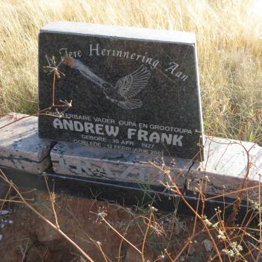 FRAZER Andrew Frank 1927-2001