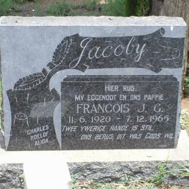 JACOBY Francois J.G. 1920-1965