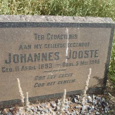 JOOSTE Johannes 1893-1945