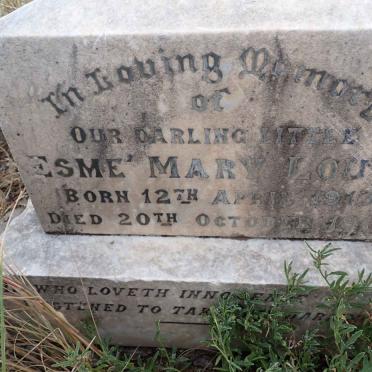 LOUW Esme Mary 1913-1918