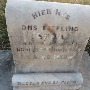MERWE Anna, v.d. 1927-1929