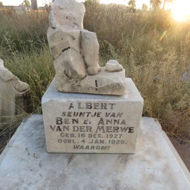 MERWE Albert, van der 1927-1929
