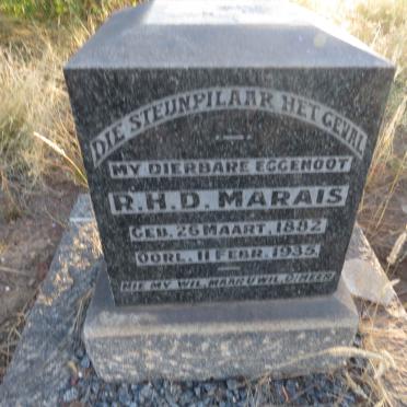 MARAIS R.H.D. 1882-1935