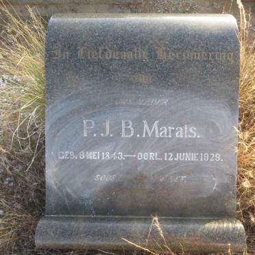 MARAIS P.J.B. 1843-1929