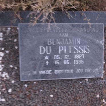 PLESSIS Benjamin, du 1927-1995
