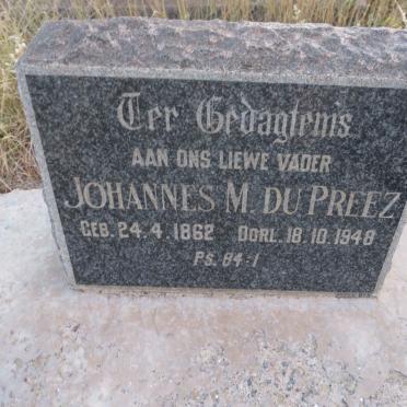 PREEZ Johannes M., du 1862-1948
