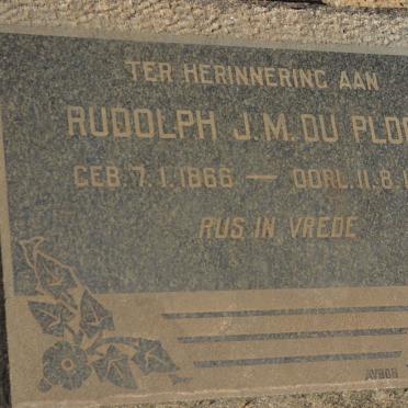 PLOOY Rudolph J.M., du 1866-1935