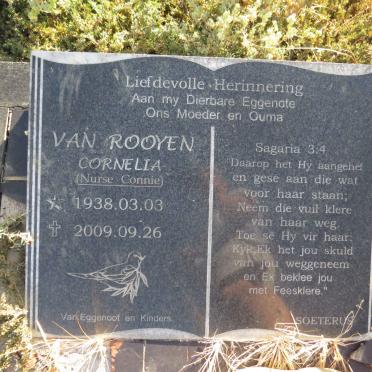 ROOYEN Cornelia, van 1938-2009