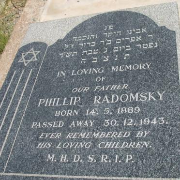 RADOMSKY Phillip 1889-1943