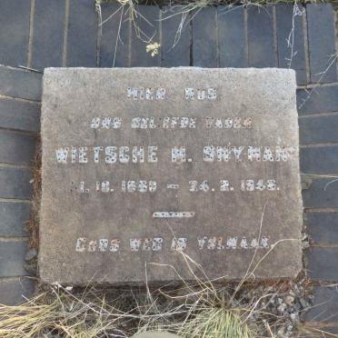 SNYMAN Wietsche M. 1868-1946