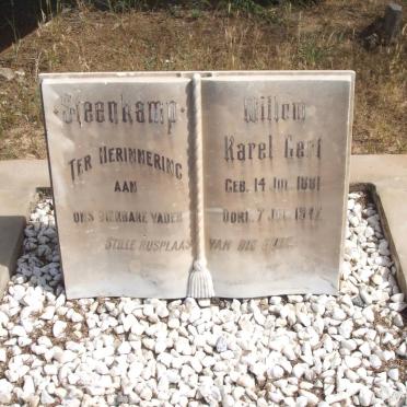 STEENKAMP Willem Karel Gert 1881-1947