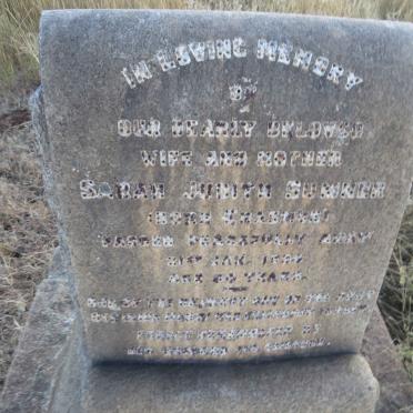 SUMNER Sarah Judith 