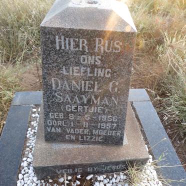 SAAYMAN Daniel G. 1956-1957