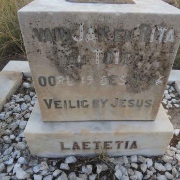TOIT Laetetia, du  -1946