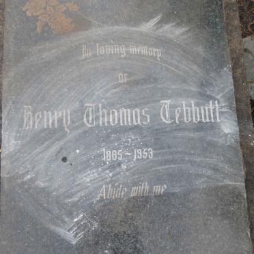 TEBBUTT Henry Thomas 1885-1955