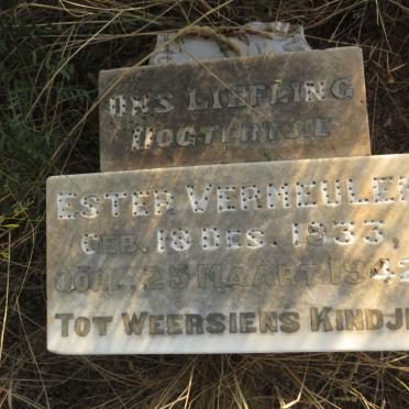 VERMEULEN Ester 1933-1942