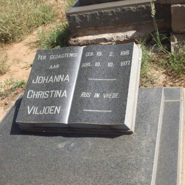 VILJOEN Johanna Christina 1916-1977