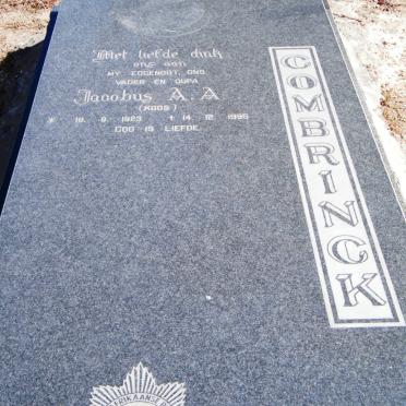 COMBRINK Jacobus A.A. 1923-1995
