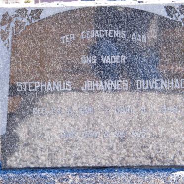 DUVENHAGE Stephanus Johannes 189?-1948