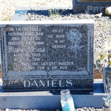 DANIELS Maria Adriana 1909-1991