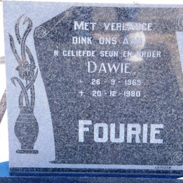 FOURIE Dawie 1965-1980