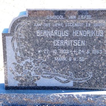 GERRITSEN Bernardus Hendrikus 1903-1963