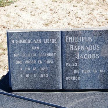 JACOBS Phillipus Barnadus 1920-1983