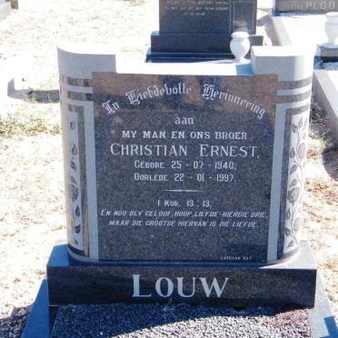 LOUW Christian Ernest 1940-1997