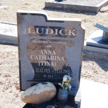 LUDICK Anna Catharina 1921-2005
